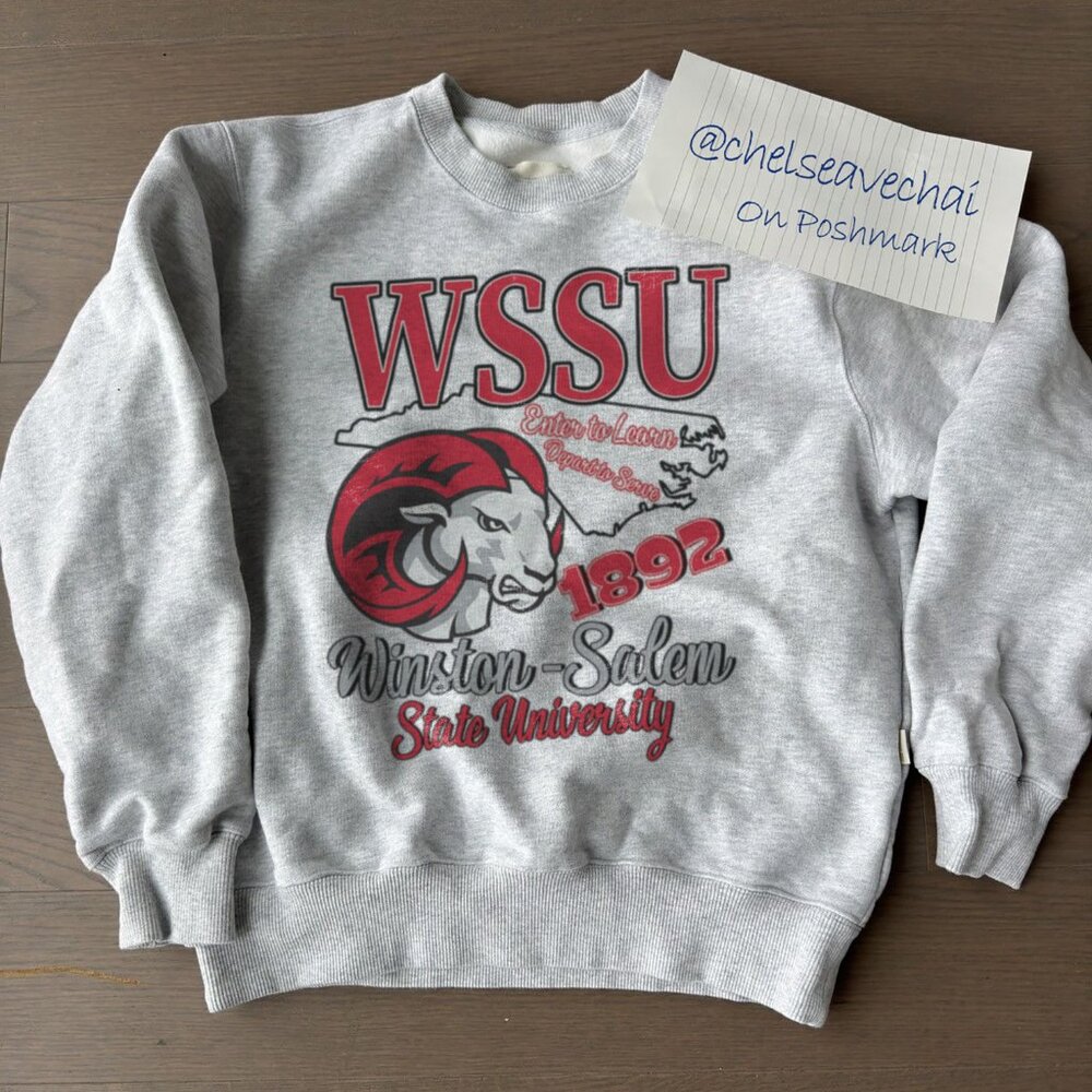 WSSU Winston-Salem State University Sweatshirt, 1992 University Men Women Shirt